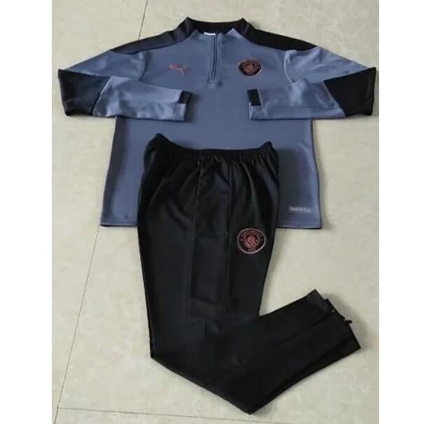 Manchester City Grey Training Suits Sweatshirt with Pants 2020/21